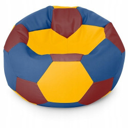 PUFA PIŁKA CYTRYNOWO BORDOWO GRANATOWA