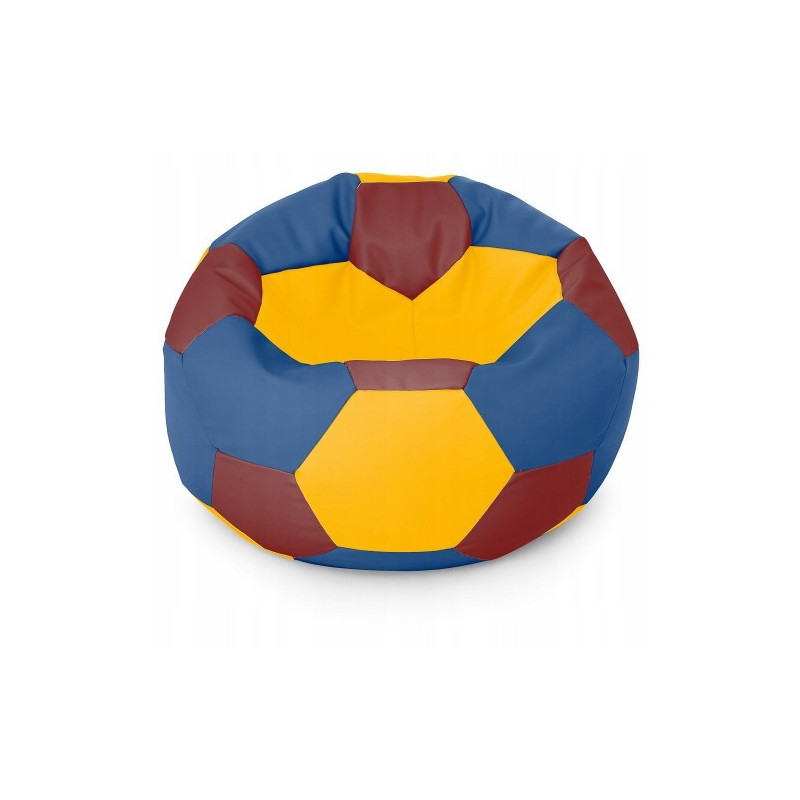 PUFA PIŁKA CYTRYNOWO BORDOWO GRANATOWA