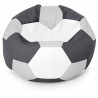 PUFA PIŁKA JASNOSZARA GRAFITOWO BIAŁA