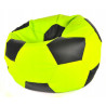 PUFA PIŁKA LIMONKOWO CZARNA