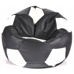 PUFA PIŁKA CZARNO BIAŁA