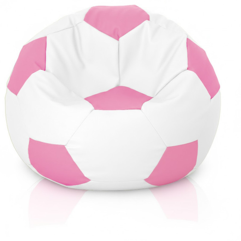 PUFA PIŁKA BIAŁO RÓŻOWA