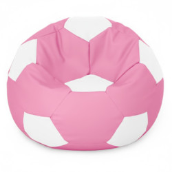 PUFA PIŁKA ROŻOWO BIAŁA
