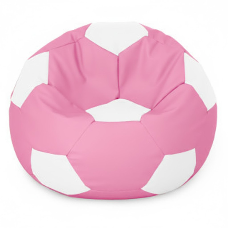 PUFA PIŁKA ROŻOWO BIAŁA