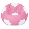 PUFA PIŁKA ROŻOWO BIAŁA