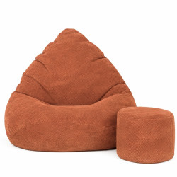 PUFA WOREK SAKO WELUR DOT CEGLASTY