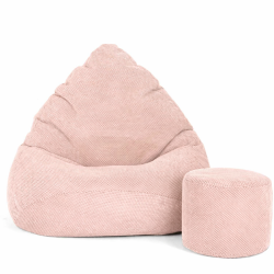 PUFA WOREK SAKO WELUR DOT JASNY RÓŻ